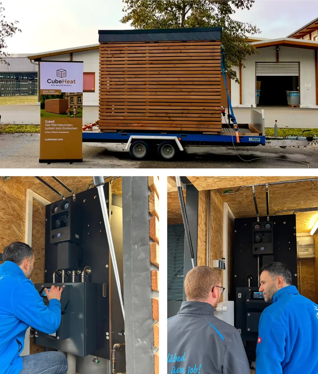 Collage mit Einblicken in die Roadshow